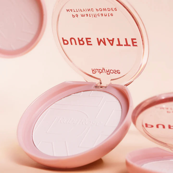 POLVO COMPACTO TRANSLÚCIDO PURE MATTE 6.5G RUBY ROSE