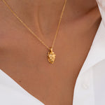 CADENA CORAZON ANATOMICO+ARETES AVEMARIA