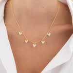 CADENA MULTI CORAZONES AVEMARIA