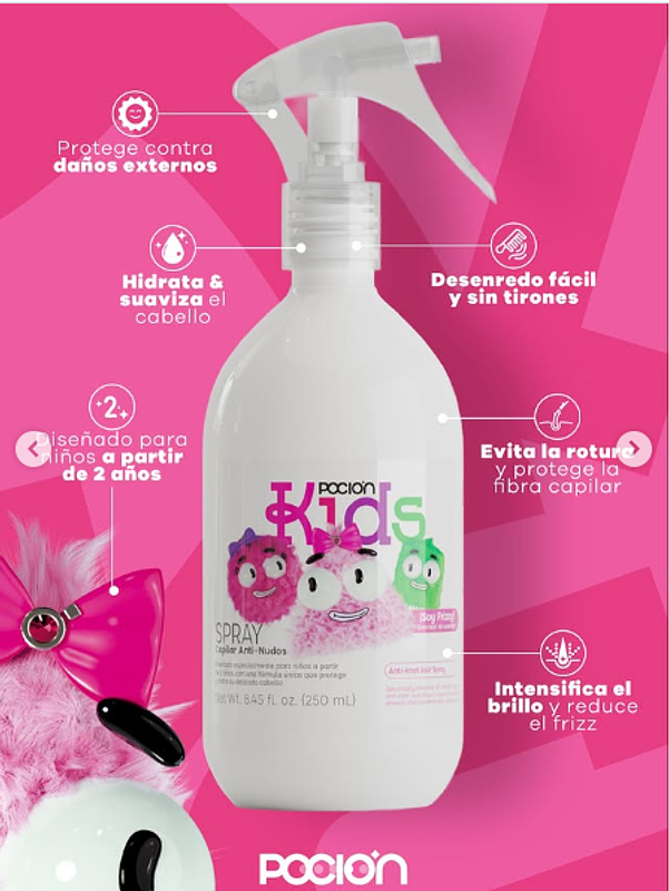 SPRAY ANTI-NUDOS KIDS 250ML POCIÓN