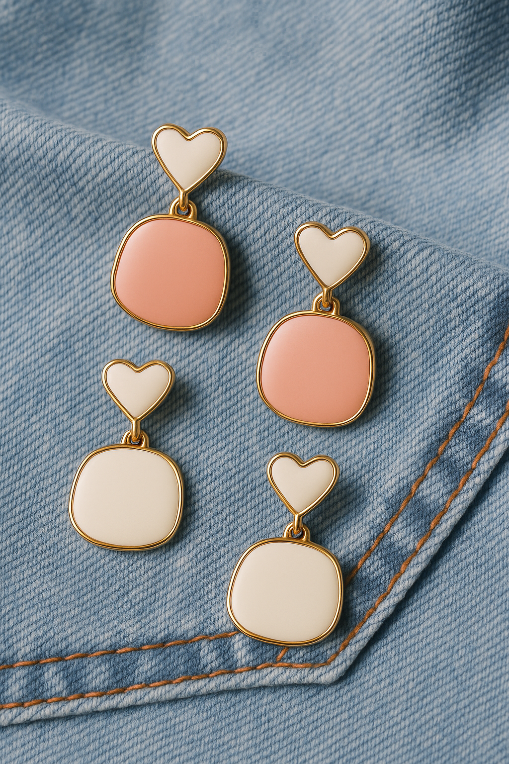 TOPO DIJE CORAZÓN ESMALTADO 2CM RODIO MARTINA