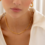 CHOKER PLANO GOLD + ARETES AVEMARIA