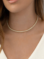 CHOKER TEJIDO A MANO PERLAS AVEMARIA