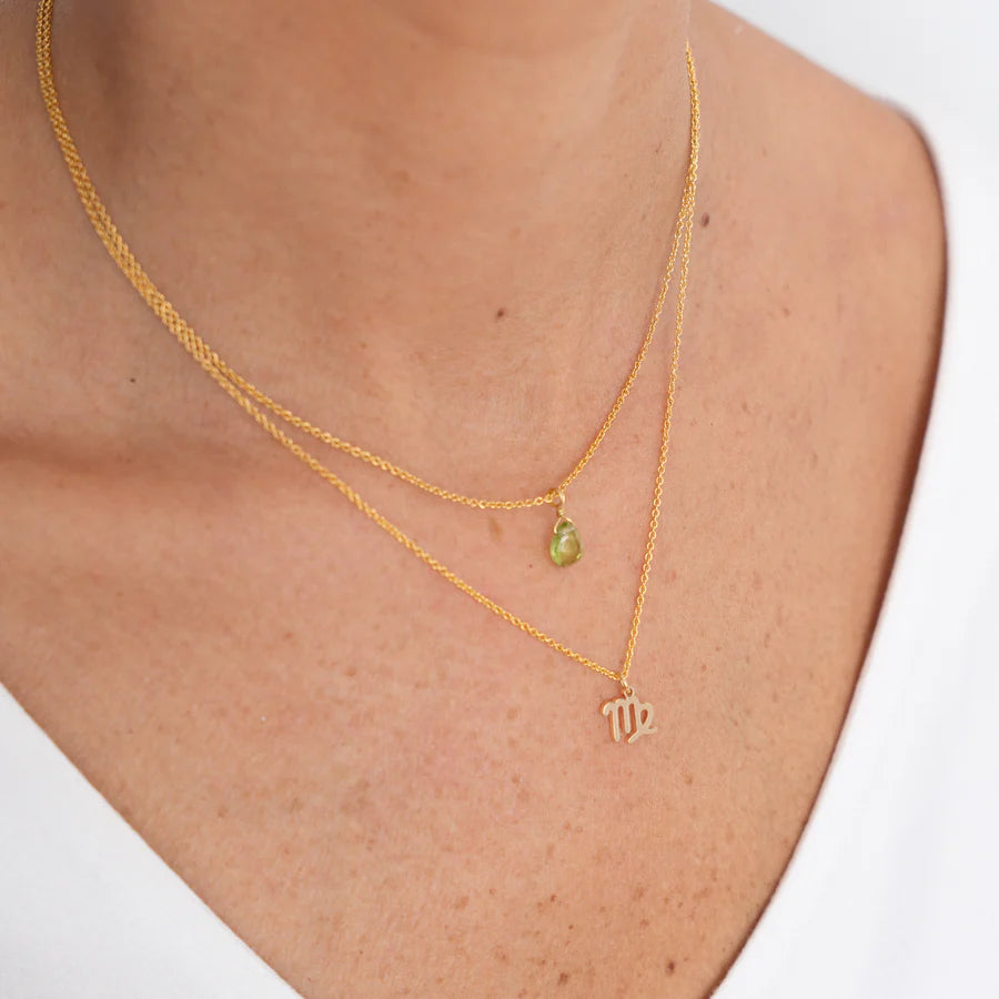 COLLAR PIEDRA+SIGNO ZODIACAL WISH