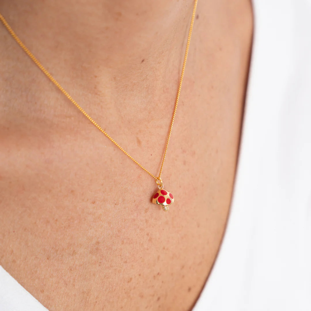 CADENA HONGO MÁGICO BAÑO DE ORO WISH