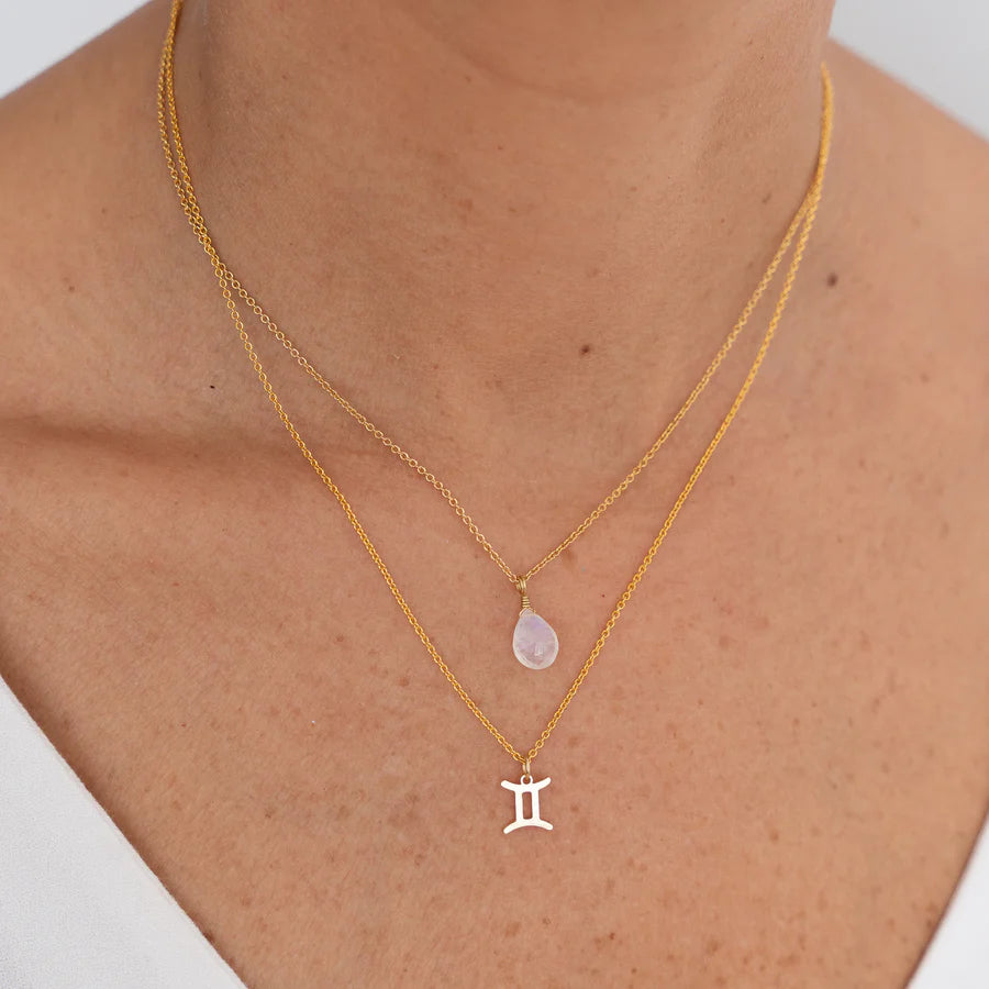 COLLAR PIEDRA+SIGNO ZODIACAL WISH