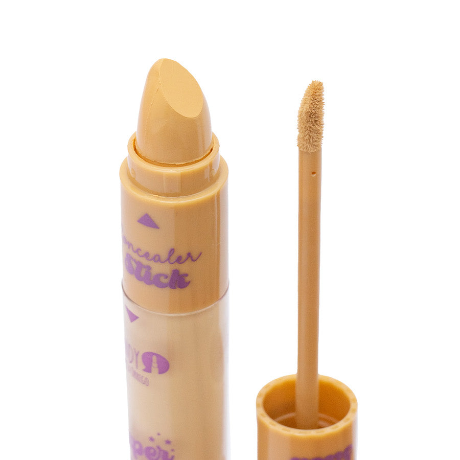 CORRECTOR DE OJERAS DOBLE LÍQUIDO Y BARRA SUPER COOL TRENDY