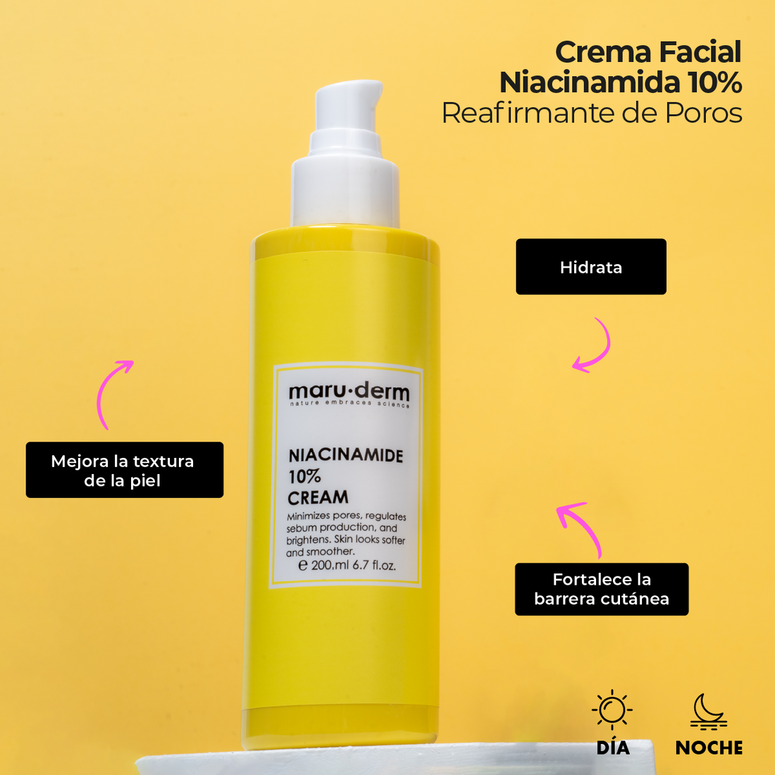 CREMA DE NIACINAMIDA 10% 200ML MARUDERM