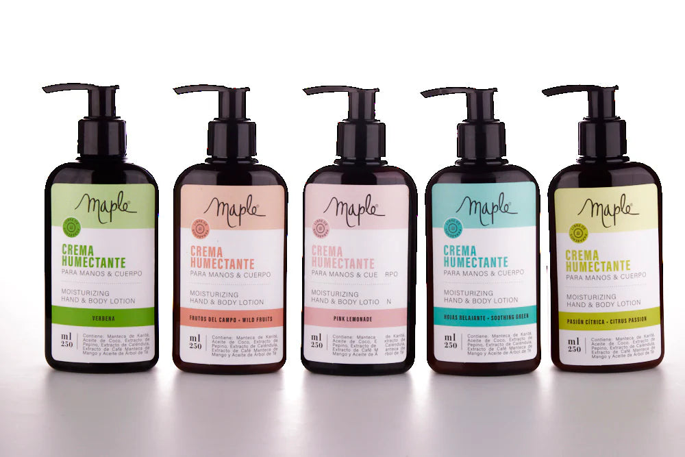 CREMA HUMECTANTE PARA MANOS Y CUERPO 250ML MAPLE