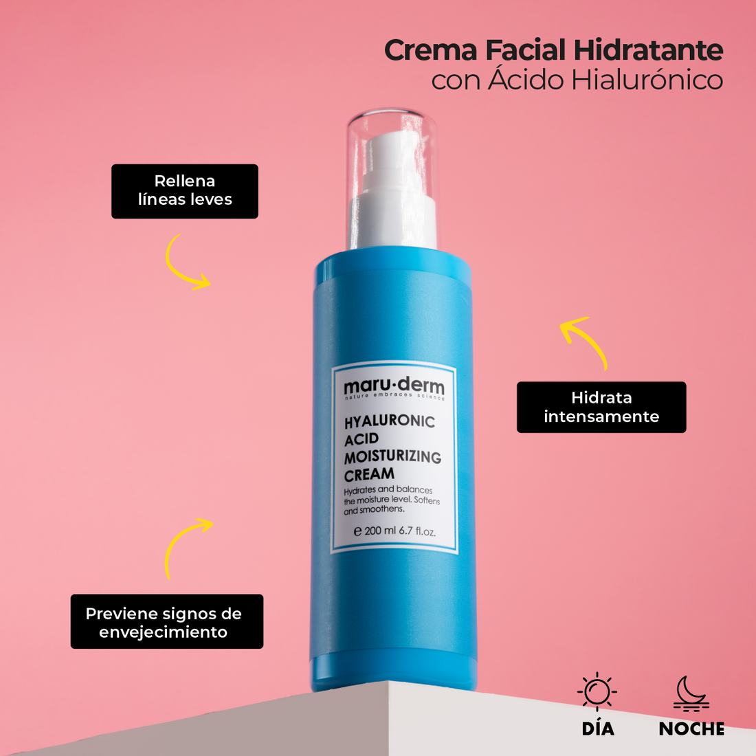 CREMA HIDRAT. ACID HIALU. 200ML MARUDERM