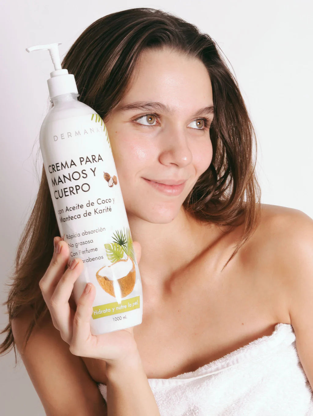 CREMA ACEITE DE COCO Y KARITE 1000ML DERMANAT