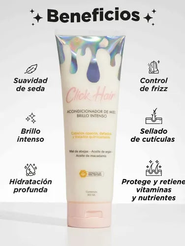 ACONDICIONADOR DE MIEL 300ML CLICK HAIR