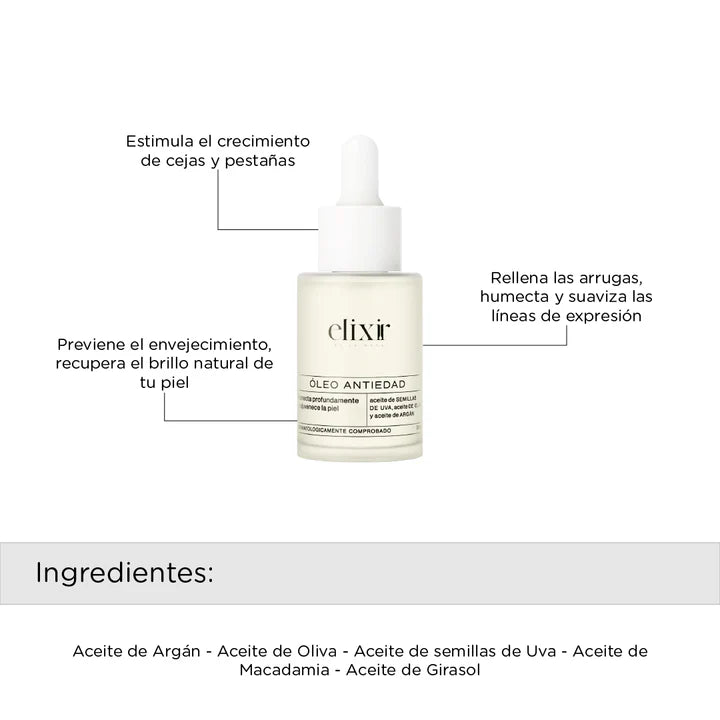 OLEO ANTIEDAD NATURAL OIL 30ML ELIXIR