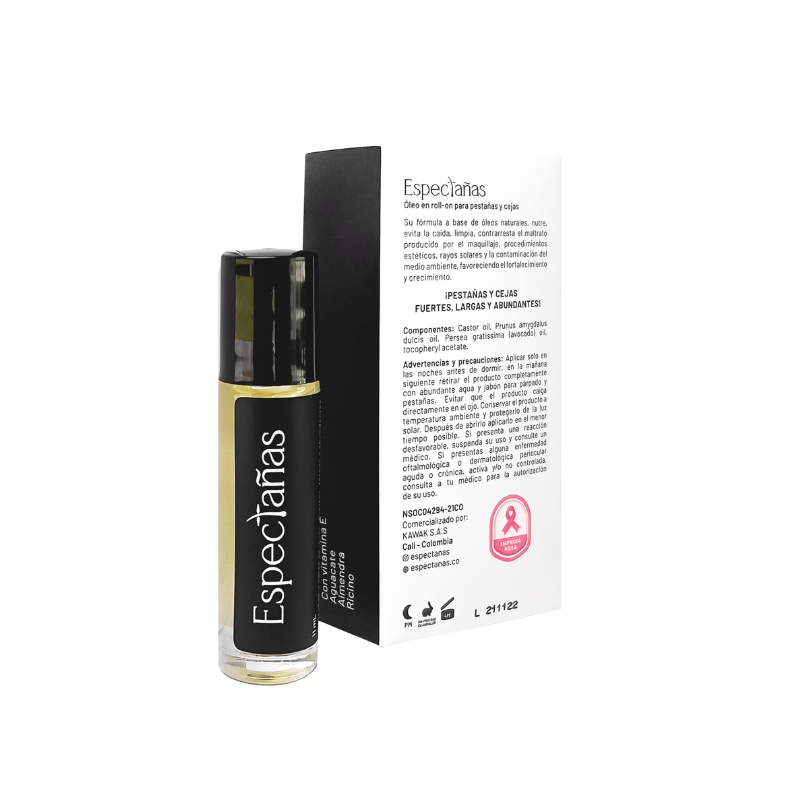 ÓLEO ROLL ON PESTAÑAS Y CEJAS 11ML ESPECTAÑAS