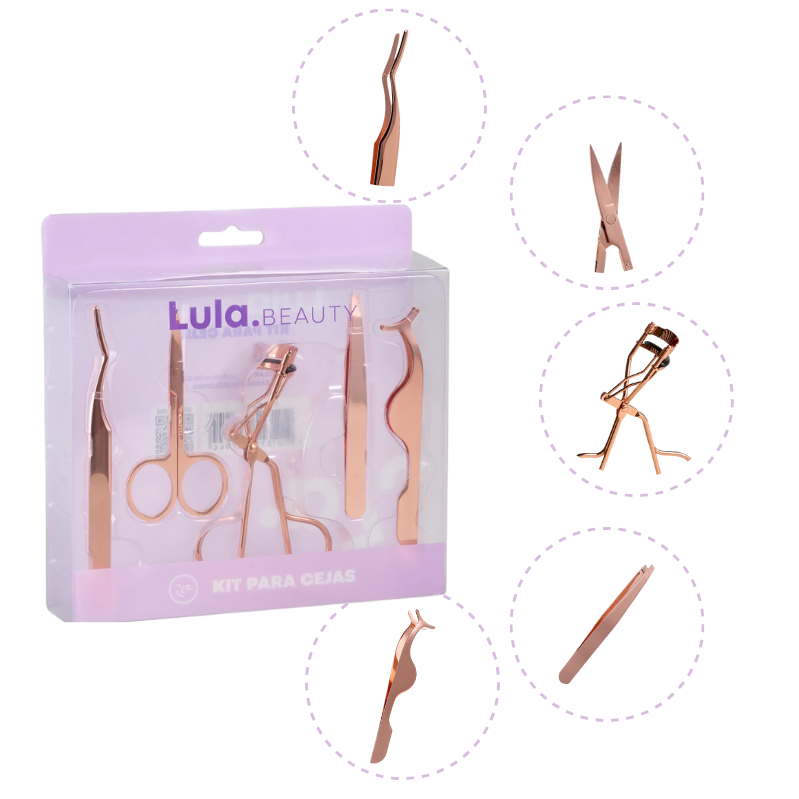 KIT CEJAS Y PESTAÑAS X5 LULA