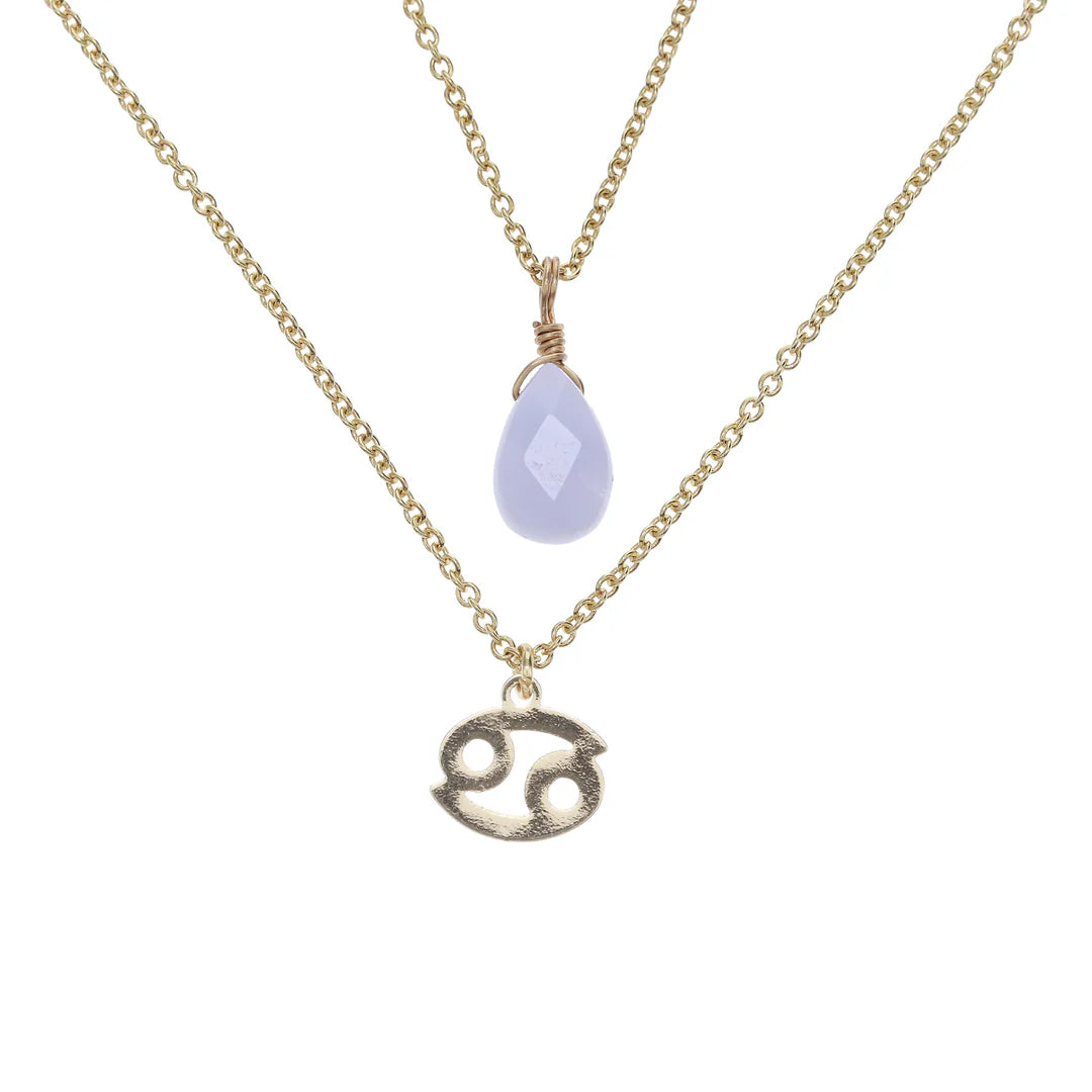 COLLAR PIEDRA+SIGNO ZODIACAL WISH