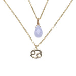 COLLAR PIEDRA+SIGNO ZODIACAL WISH