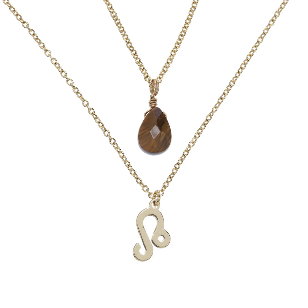 COLLAR PIEDRA+SIGNO ZODIACAL WISH