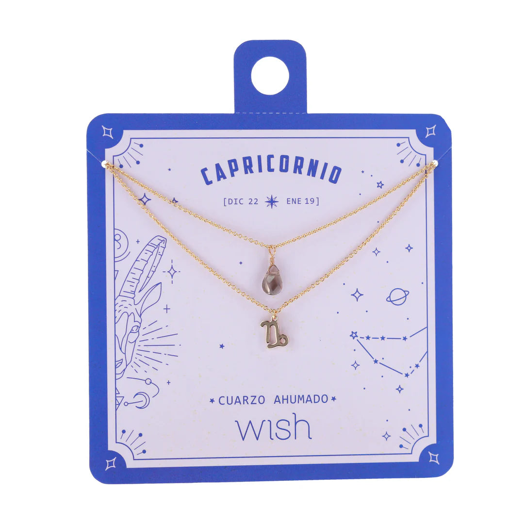 COLLAR PIEDRA+SIGNO ZODIACAL WISH