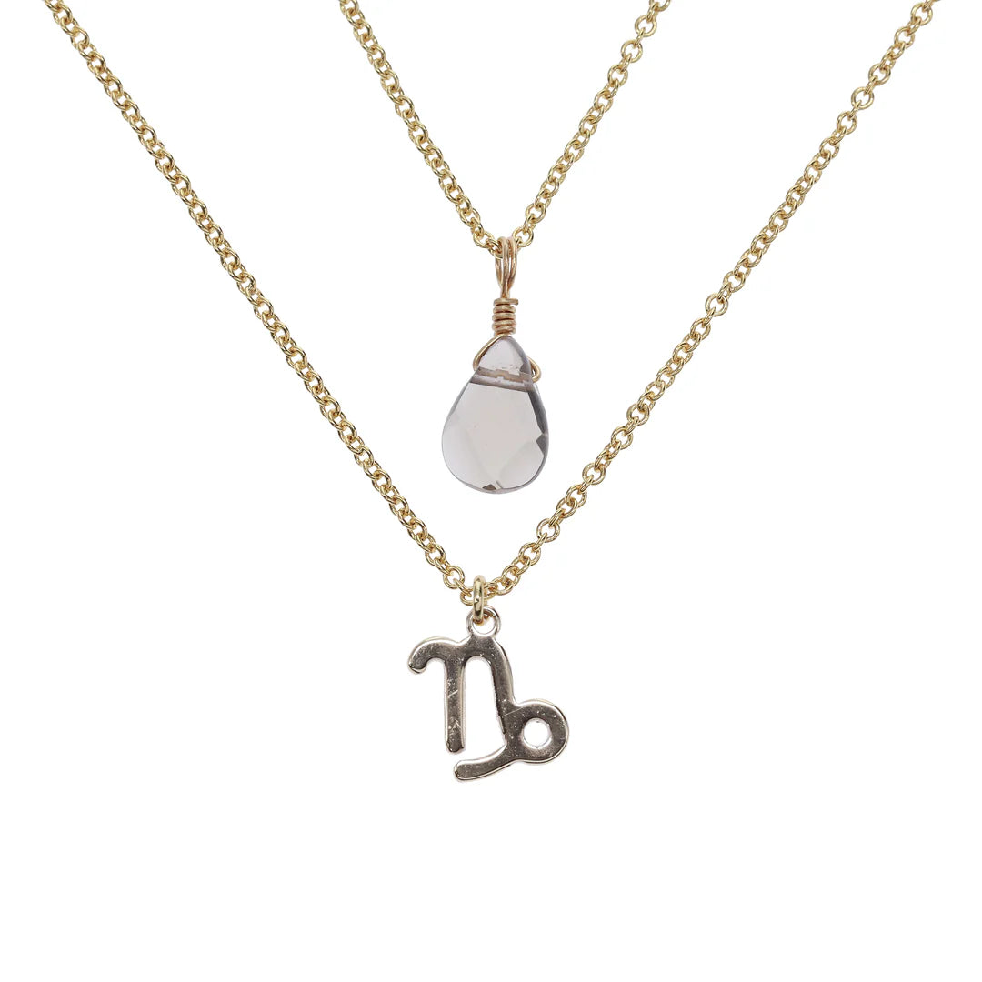 COLLAR PIEDRA+SIGNO ZODIACAL WISH