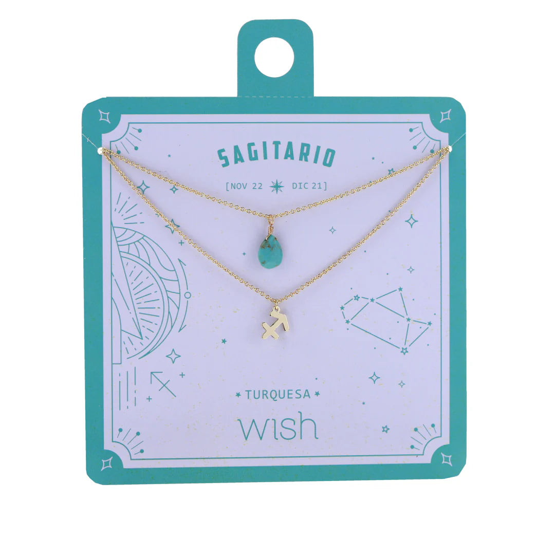 COLLAR PIEDRA+SIGNO ZODIACAL WISH