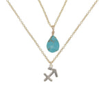 COLLAR PIEDRA+SIGNO ZODIACAL WISH