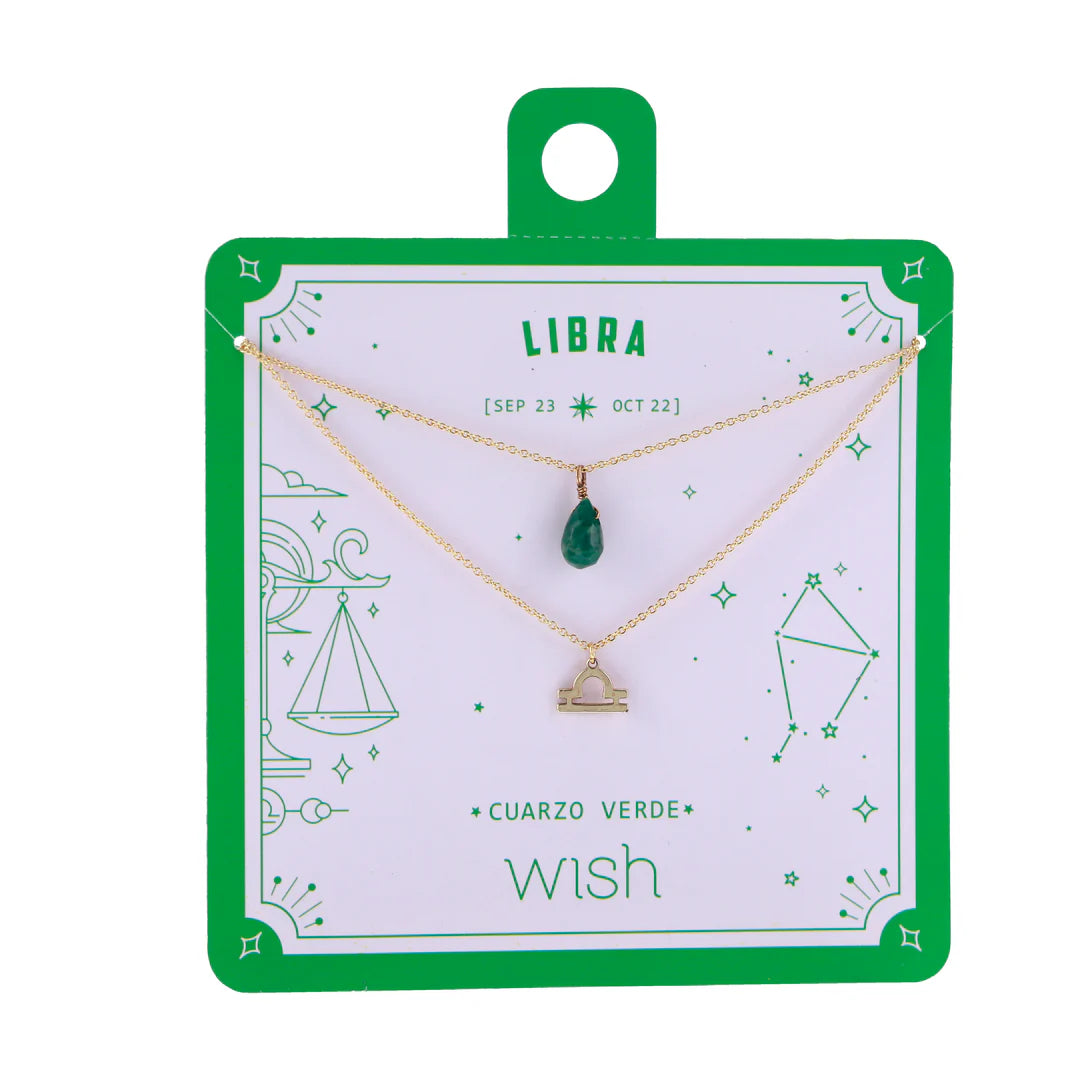 COLLAR PIEDRA+SIGNO ZODIACAL WISH