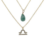 COLLAR PIEDRA+SIGNO ZODIACAL WISH