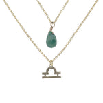 COLLAR PIEDRA+SIGNO ZODIACAL WISH