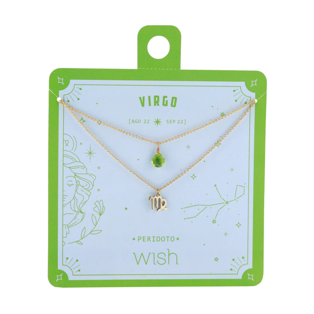 COLLAR PIEDRA+SIGNO ZODIACAL WISH