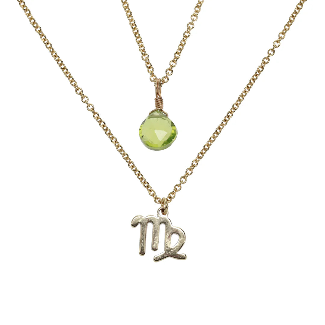 COLLAR PIEDRA+SIGNO ZODIACAL WISH