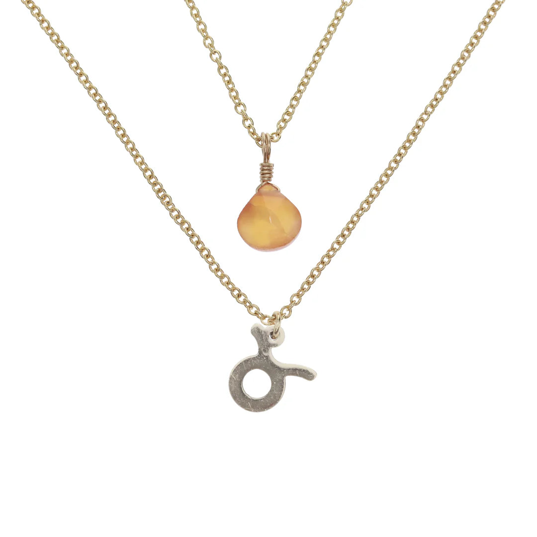 COLLAR PIEDRA+SIGNO ZODIACAL WISH