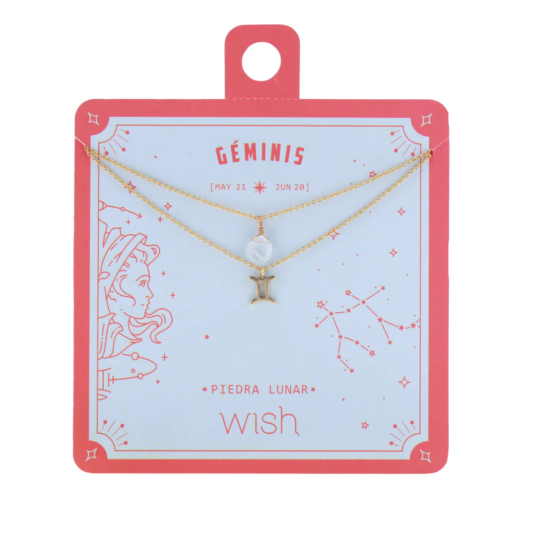 COLLAR PIEDRA+SIGNO ZODIACAL WISH