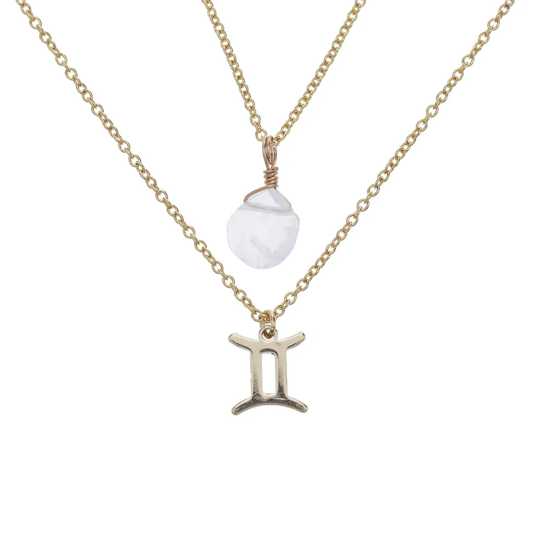 COLLAR PIEDRA+SIGNO ZODIACAL WISH