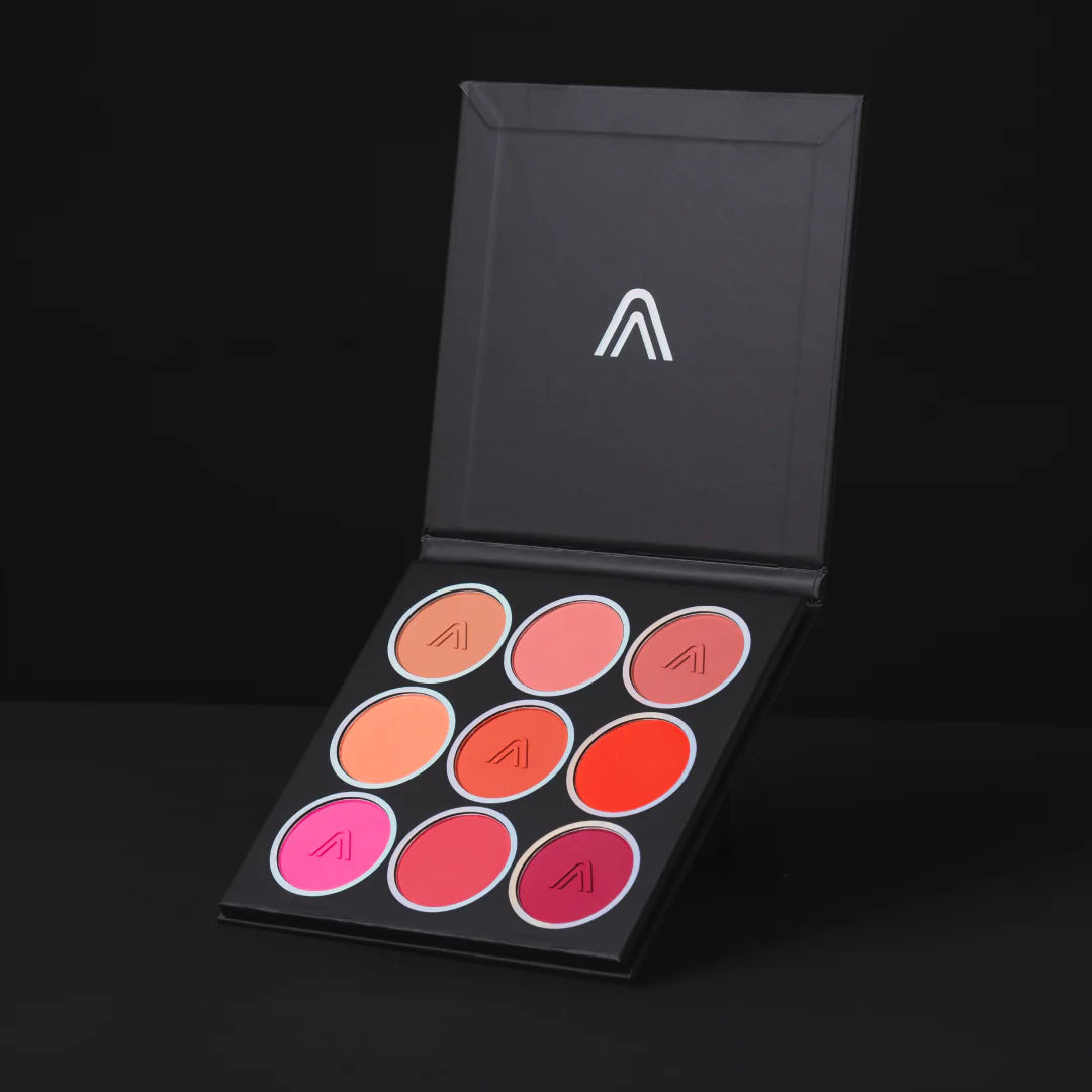 PALETA DE RUBORES 9 TONOS BLUSHED CHEECKS ATENEA