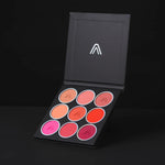 PALETA DE RUBORES 9 TONOS BLUSHED CHEECKS ATENEA