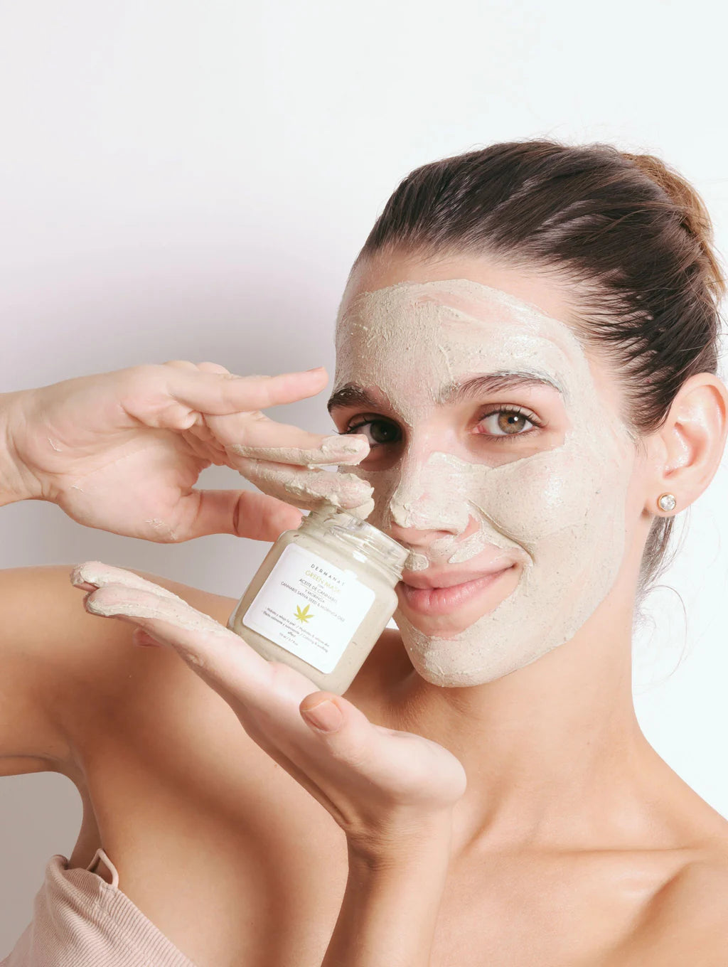 MASCARILLA FACIAL GREEN MASK 50ML DERMANAT