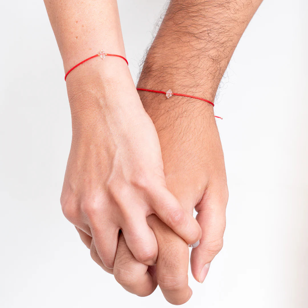 PULSERA HILO ROJO DESTINO X 2 WISH