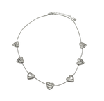 COLLAR MULTICORAZONES ACERO MARTINA