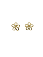 SET FLOR COLLAR + ARETES RODIO MARTINA