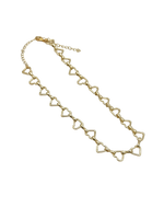 SHOCKER CORAZÓN 40CM RODIO GOLD MARTINA DORADO