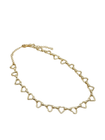 SHOCKER CORAZÓN 40CM RODIO GOLD MARTINA DORADO