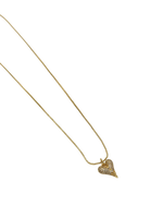CADENA CORAZÓN ZIRCÓN 44CM RODIO MARTINA DORADO