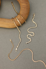 TOBILLERA PLANA 20CM RODIO DORADA MARTINA