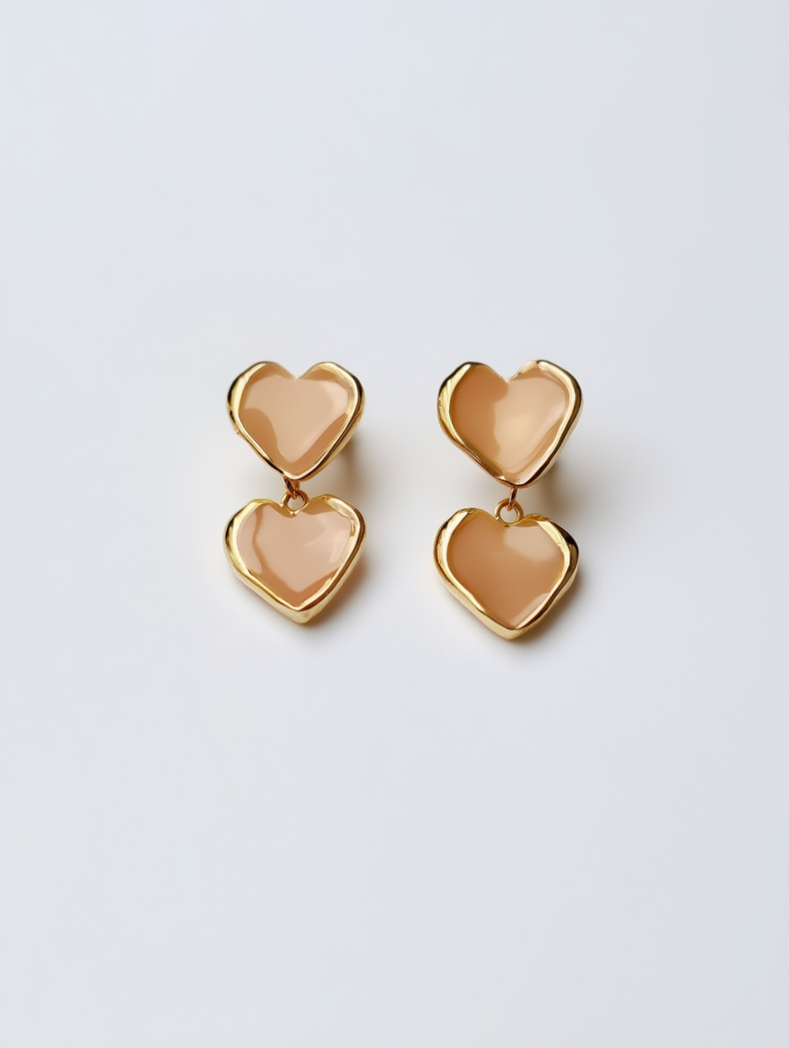 ARETE DOBLE CORAZON RODIO MARTINA