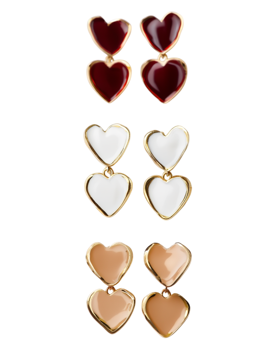 ARETE DOBLE CORAZON RODIO MARTINA