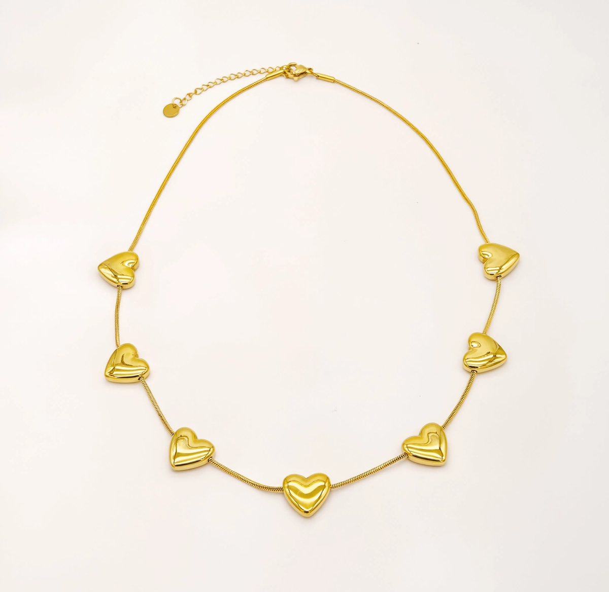 COLLAR MULTICORAZONES ACERO MARTINA