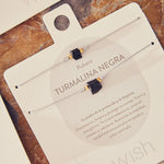 SET COLLAR+PULSERA HILO CON PIEDRA SEMIPRECIOSA WISH