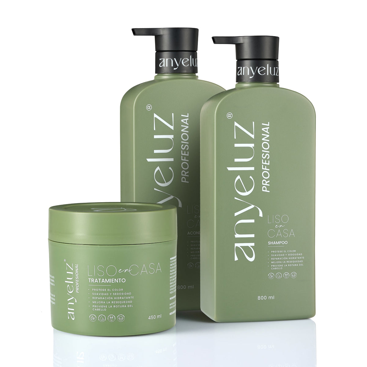 KIT CAPILAR LÌNEA PROFESIONAL LISO EN CASA X3 ANYELUZ