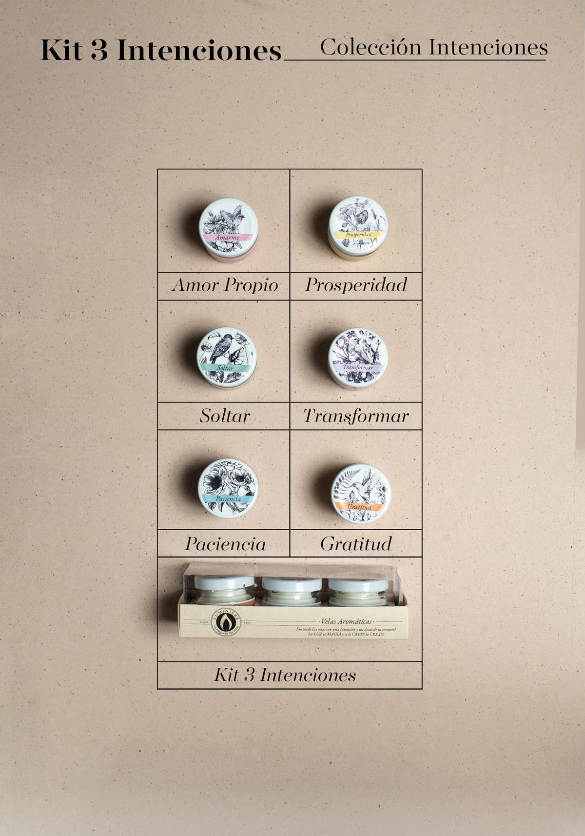 KIT X3 INTENCIONES LUMINIERE